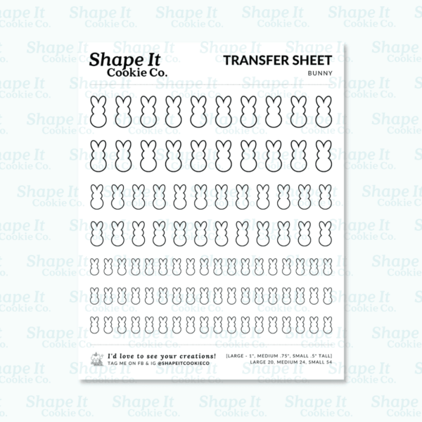 Bunny Transfer Sheet - Image 2