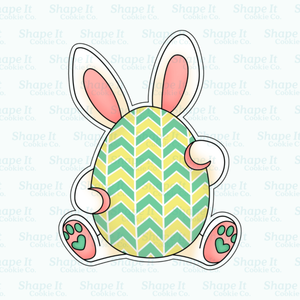 Egg Bunny Cookie Cutter - Image 2