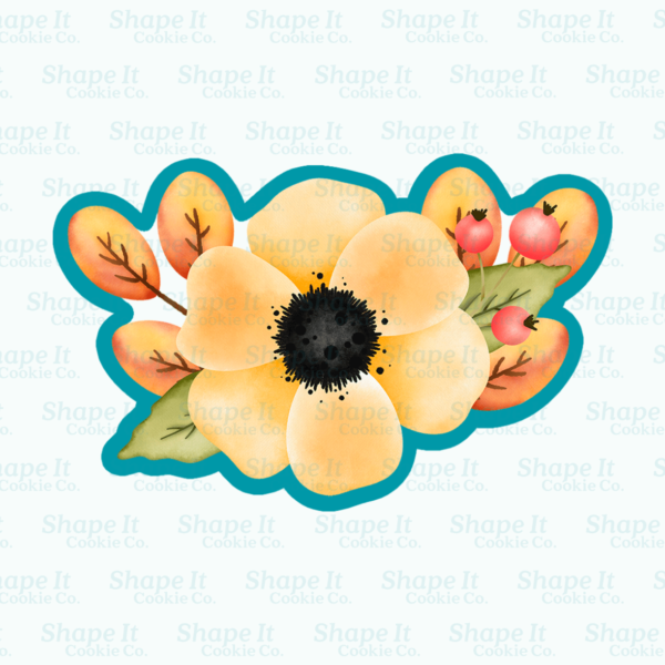 Black-Eyed Susan Flower Cookie Cutter - Image 2