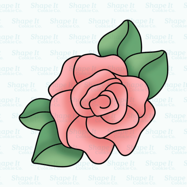Rose (4 leaf) Flower Cookie Cutter