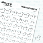 Duck Transfer Sheet