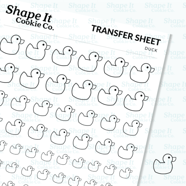 Duck Transfer Sheet