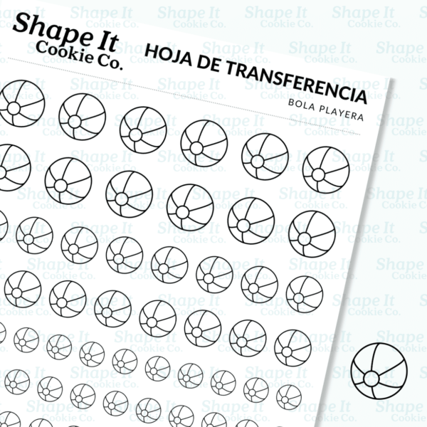 Beach Ball Transfer Sheet - Image 3