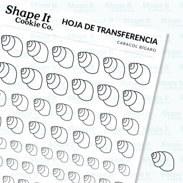 Periwinkle Shell Transfer Sheet - Image 3