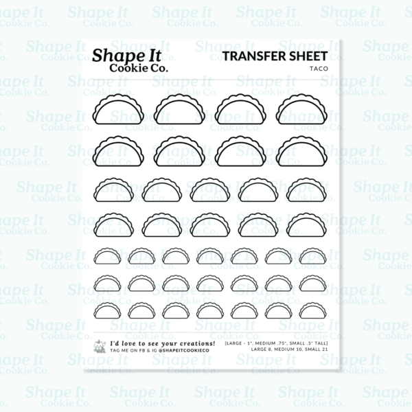 Taco Transfer Sheet - Image 2