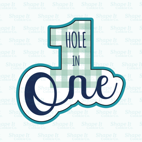"Hole in One" Number Cookie Cutter - Image 2
