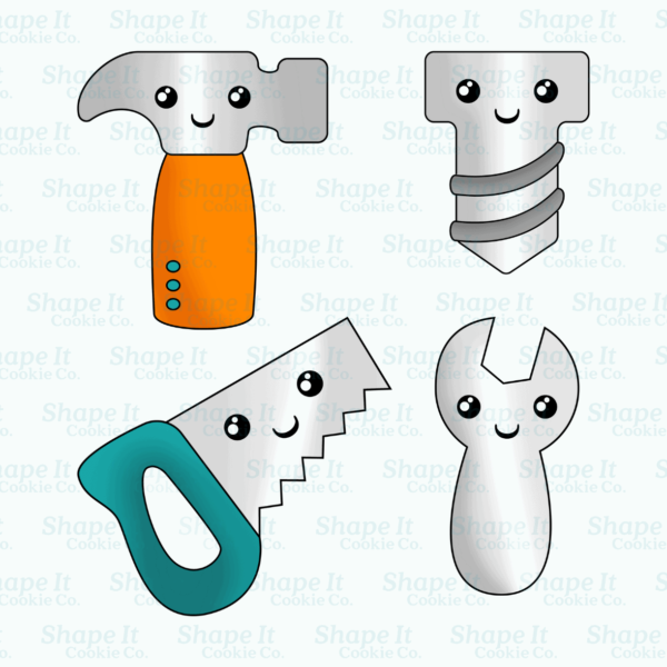 Kawaii Toolkit Cookie Cutter Set