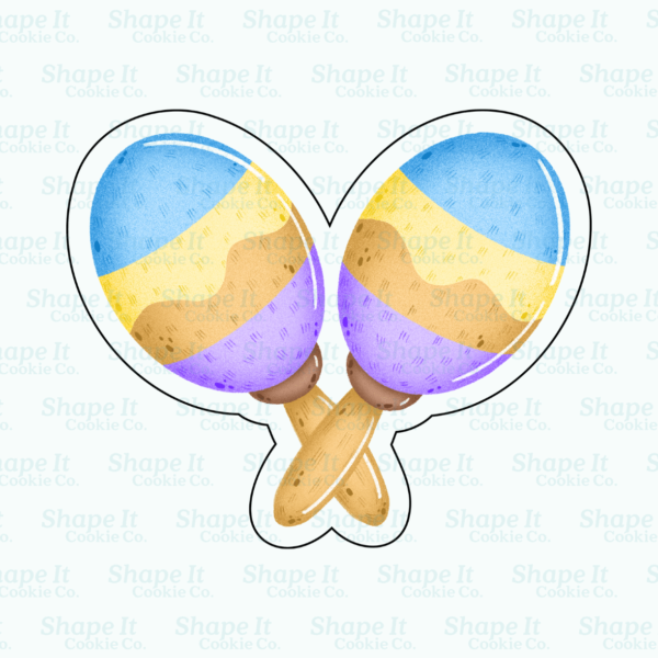 Maracas Cookie Cutter - Image 2