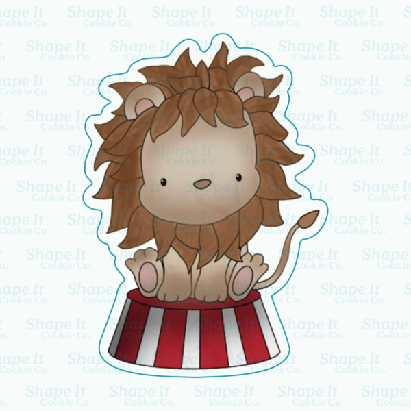 Circus Lion Cookie Cutter - Image 2