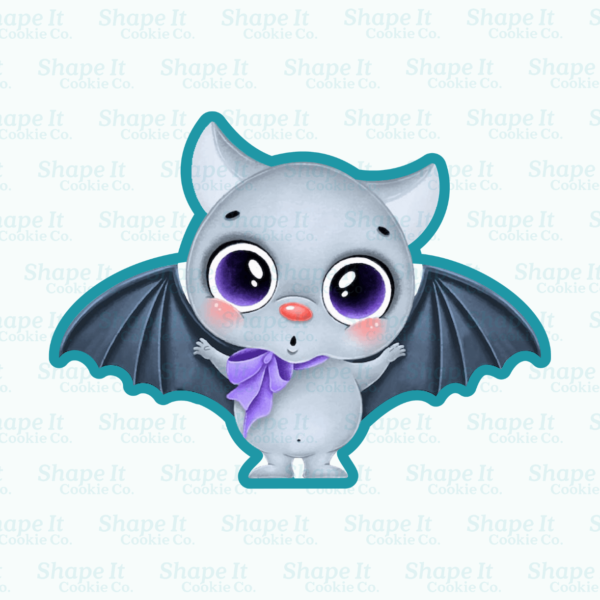 Bat with Bow Cutie Cookie Cutter - Image 2