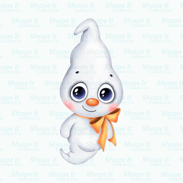 Ghost with Bow Cutie Cookie Cutter