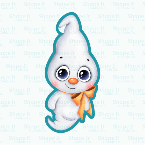 Ghost with Bow Cutie Cookie Cutter - Image 2