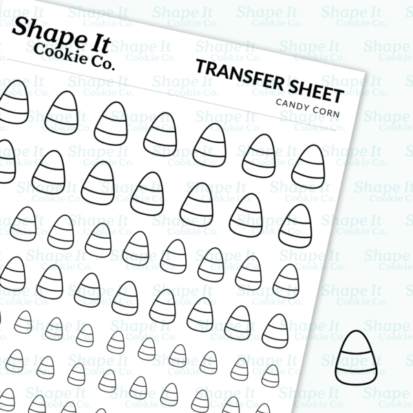 Candy Corn Transfer Sheet