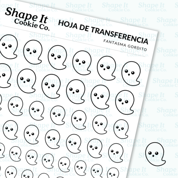Chubby Ghost Transfer Sheet - Image 3