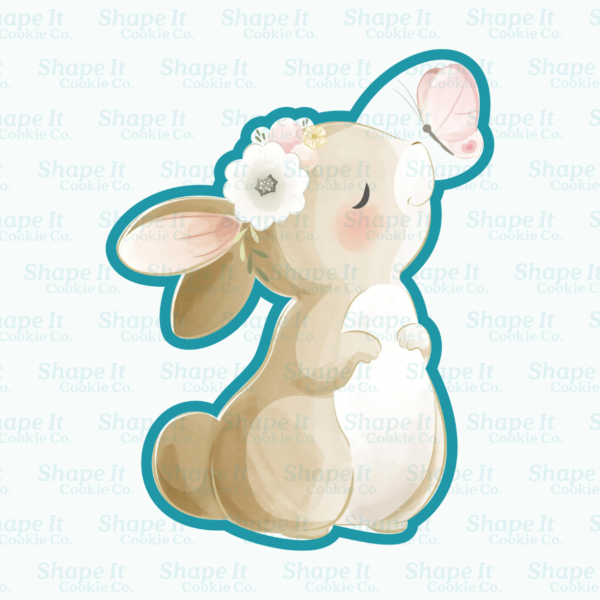 Bunny with Butterfly Cookie Cutter - Image 2