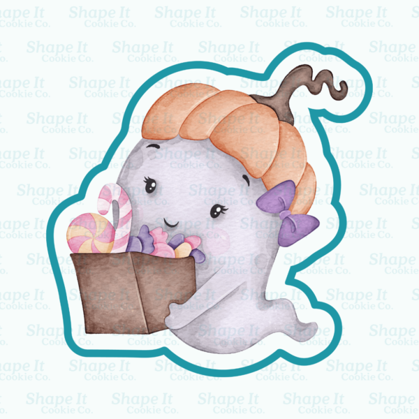 Ghostly Girl Friend with Candy Cookie Cutter - Image 2