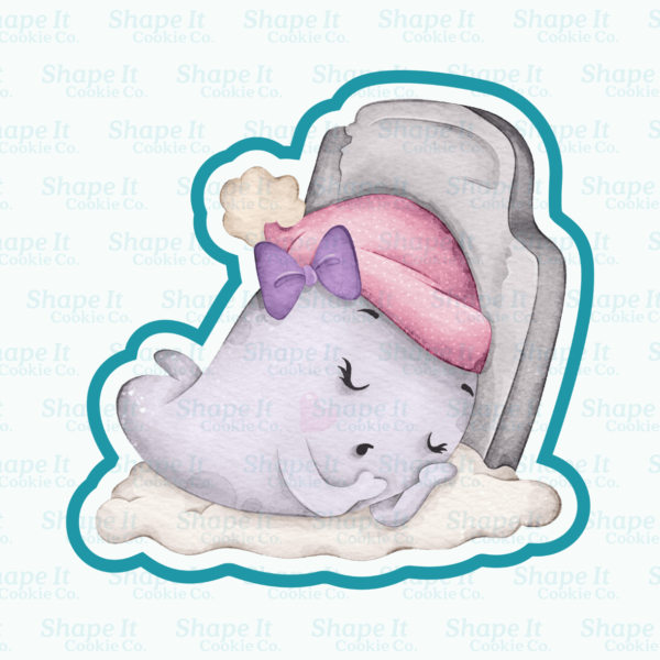 Ghostly Friend Sleeping Cookie Cutter - Image 2