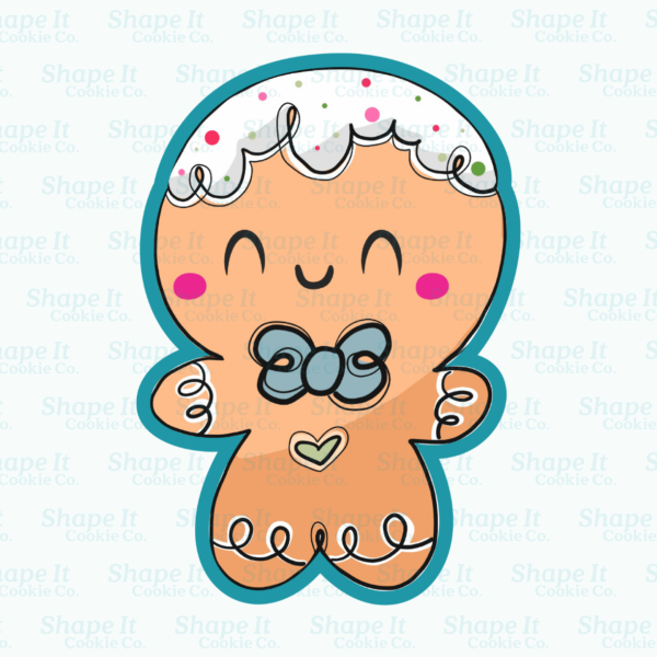Candyland Gingerbread Boy Cookie Cutter - Image 2