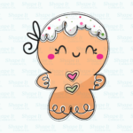 Candyland Gingerbread Girl Cookie Cutter