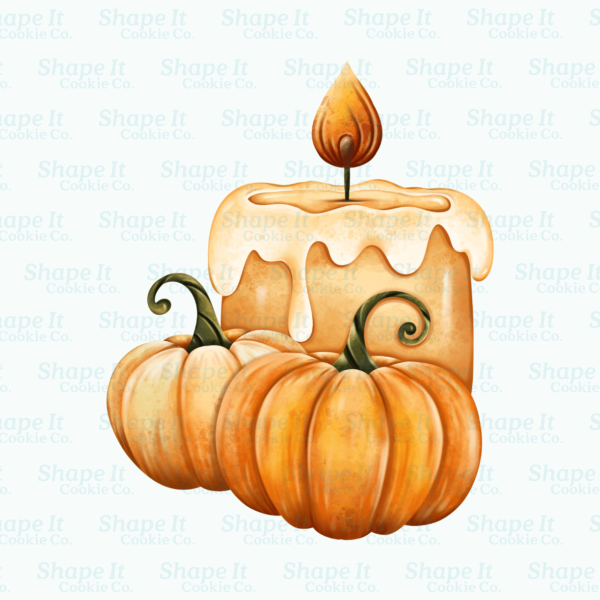 Fall Candle Cookie Cutter