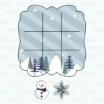 Winter Tic Tac Toe Cookie Cutter Set