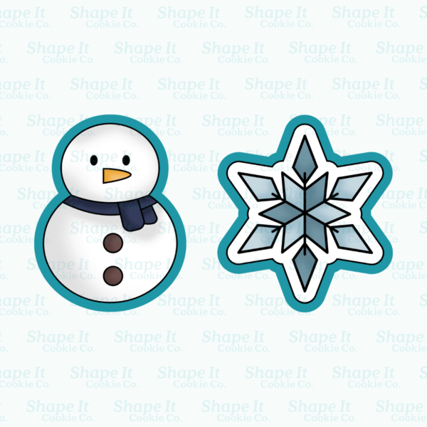 Winter Tic Tac Toe Cookie Cutter Set - Image 2