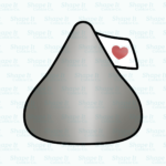 Hershey's Kiss Chocolate Cookie Cutter