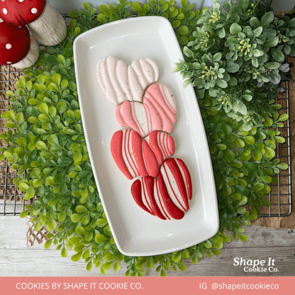 Stacked Hearts Puzzle Cookie Cutter - Image 2