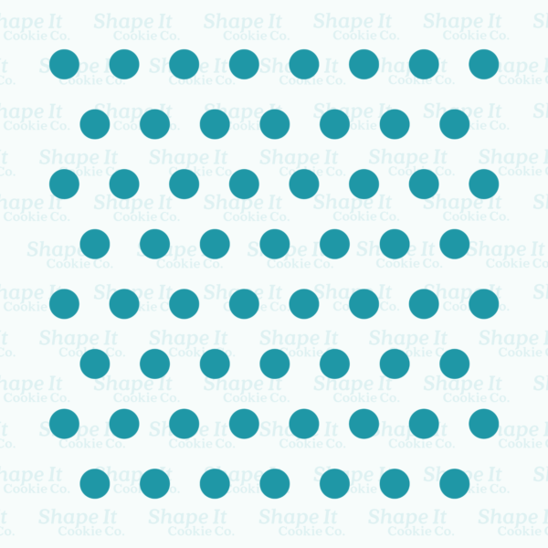 Large Polka Dot Circles Stencil