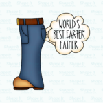 World's Best "Farter" Father Cookie Cutter