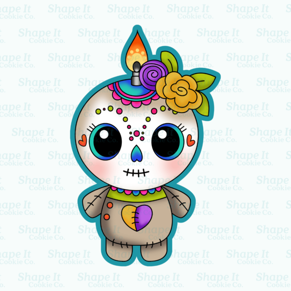 Day of the Dead Voodoo Doll Cookie Cutter - Image 2