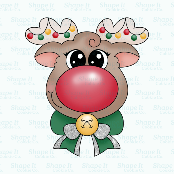 Big Nose Reindeer Cookie Cutter