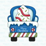 Little Debbie's Christmas Tree in Truck Cookie Cutter