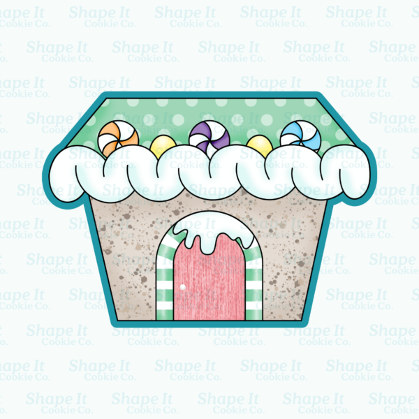 Candy Gingerbread House Cookie Cutter Set - Image 6