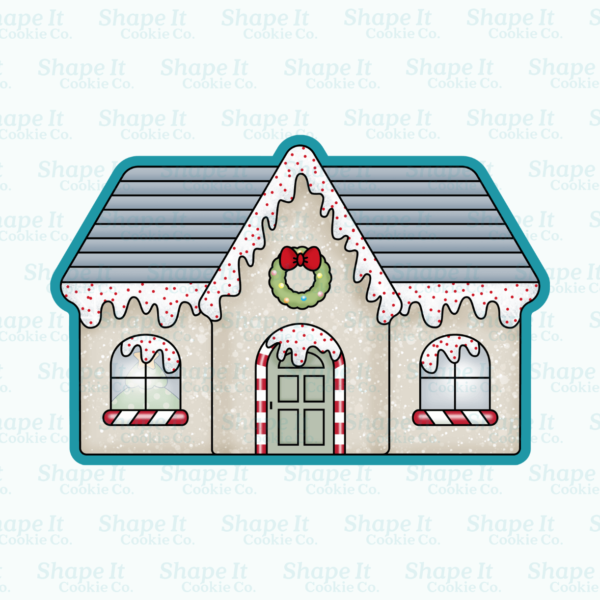 Winter Gingerbread House Cookie Cutter - Image 2
