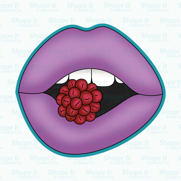 Lips Biting Berry Cookie Cutter - Image 2