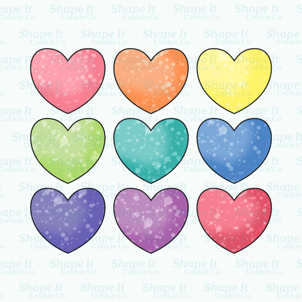 Valentine Hearts Multi Cookie Cutter
