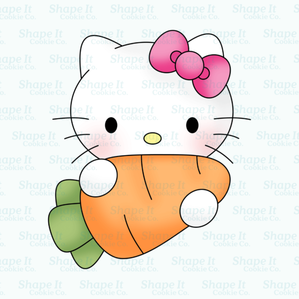 Hello Easter Kitty Cookie Cutter