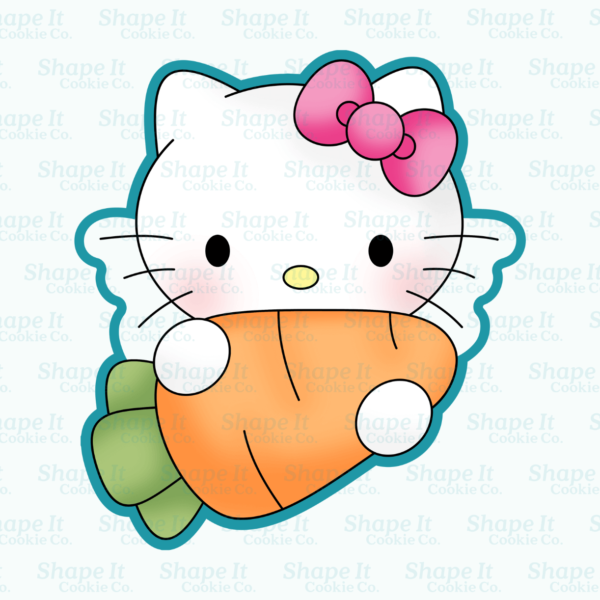 Hello Easter Kitty Cookie Cutter - Image 2
