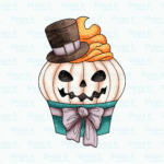 Pumpkin Skeleton Cupcake Cookie Cutter