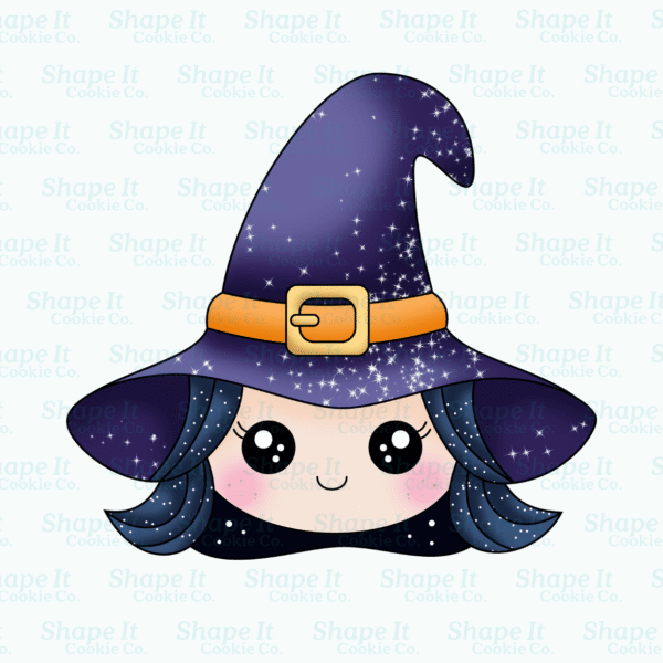 Witch with Purple Hat Cookie Cutter