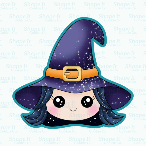 Witch with Purple Hat Cookie Cutter - Image 2