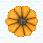 Pumpkin Top View Cookie Cutter