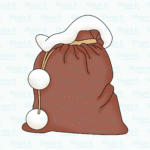 Traditional Santa Sack Cookie Cutter
