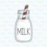 Vintage Milk Bottle Cookie Cutter